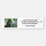 Your Photo Here! My Best Friend Bloodhound Mix Bumper Sticker