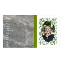 Your Photograph with a Beautiful Border Business Cards