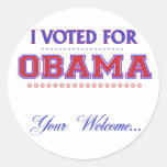 Your Welcome Stickers