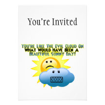 You're An Evil Cloud Invites