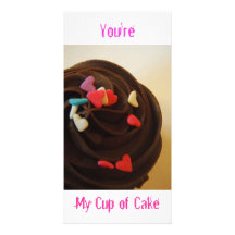 You're my cup of cake! Photo Card!