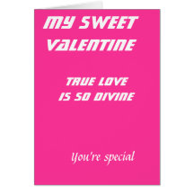 You're special romantic valentines cards