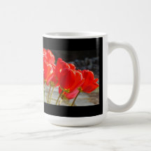 You're the Best Boss Lady! Coffee Mugs Red Tulips