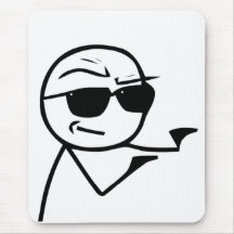 You're The Man Comic Face Mousepad