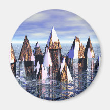 Ys Rising From The Sea Magnets