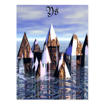 Ys Rising From The Sea Postcards - CricketDiane