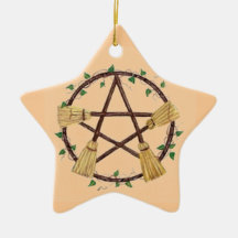Yule Broom Ornament
