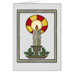 Yule Candle Invitation Card
