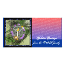 yuletide greetings photo greeting card
