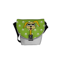 Yum Yum Puppy Dog Messenger Bag