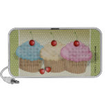 Yummy Cupcakes and Cherries Laptop Speakers