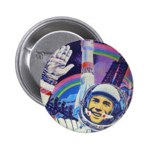 Yuri Gagarin cosmonaute button