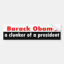 Z_clunker_prez Bumper Stickers