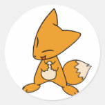 Zany Fox Sticker