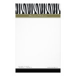 Zany Zebra Olive Customised Designer Stationery