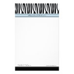 Zany Zebra Sky Customised Designer Stationery