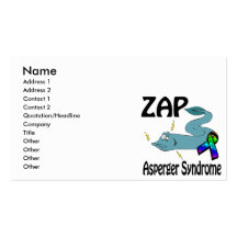 ZAP Asperger Syndrome Business Card Template