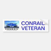 ZAZ462 CONRAIL CABOOSE POSTER BUMPER STICKERS
