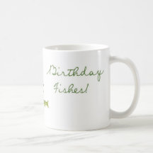 Zazzle Bday Fishes Coffee Mug