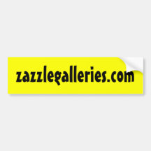 Zazzle Galleries Bumper Sticker