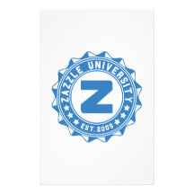Zazzle University Stationery Paper