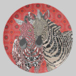 Zeb & Zenya Red Plate plates