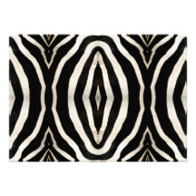 Zebra Hide Photograph Personalized Invitations