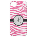 Zebra Inspired Monogrammed Pattern iPhone 5 Cover