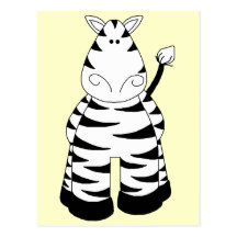 Zebra Post Cards