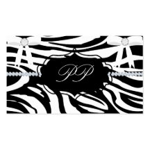 Zebra Print Business Card
