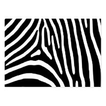 Zebra Stripes Business Cards