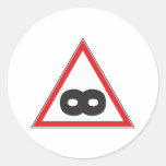 Zeichen sign Unendlich infinity Runder Sticker