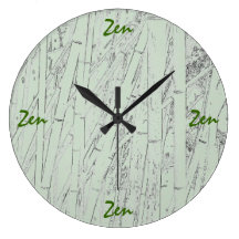 'Zen Bamboo' Wall Clock