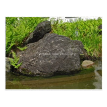 zen garden postcard