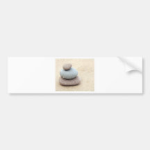 Zen Rocks Bumper Stickers