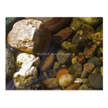 Zen rocks postcards