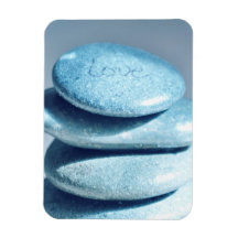 Zen Rocks Rectangular Magnet