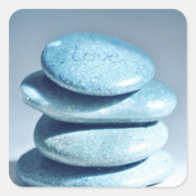 Zen Rocks Square Sticker
