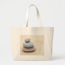 Zen Rocks Tote Bags