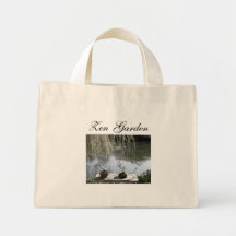 Zen, Zen Garden Tote Bags