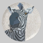 Zenya Blue & White Plate plates