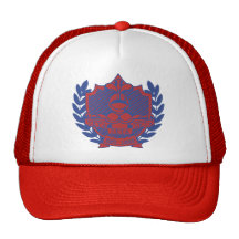 Zeta Zeta Zeta Fraternity Crest - Colour Mesh Hat