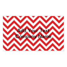Zig Zag Business Card Template