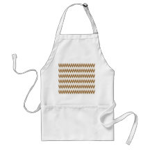 Zigzags - Milk Chocolate and White Chocolate Apron