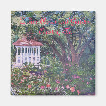 Zilker's Mabel Davis Rose Garden, Zilker Botani... Refrigerator Magnet