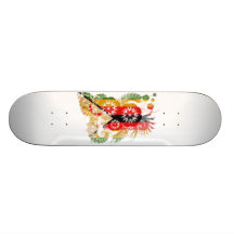Zimbabwe Flag Custom Skateboard