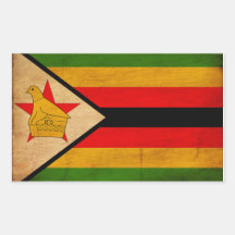 Zimbabwe Flag Stickers