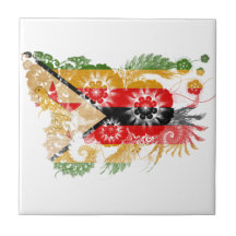 Zimbabwe Flag Tiles