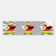 Zimbabwe Star Bumper Stickers