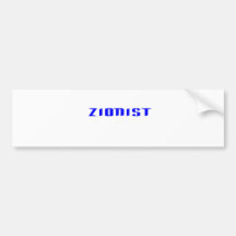 Zionist Bumper Sticker